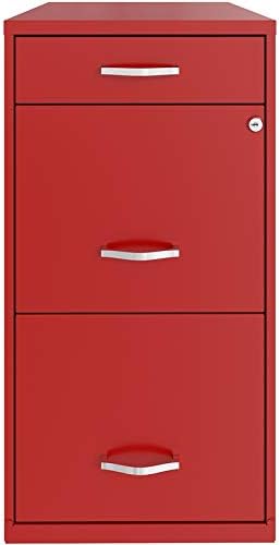 Black 3 Drawer Metal File Cabinet V9939