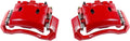 Red Powder Coated Semi-Loaded Caliper Assembly Pair Set M59414