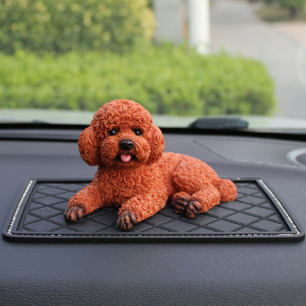 Black Teddy Dog Dashboard Decoration H1288