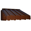 Brown Solid Fixed Window Awning J67316