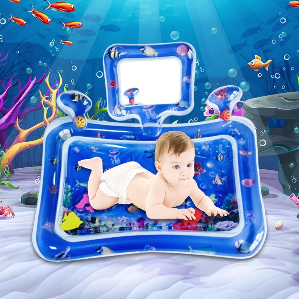 Inflatable Play Mat with Mirror for Infants Toddlers W70687