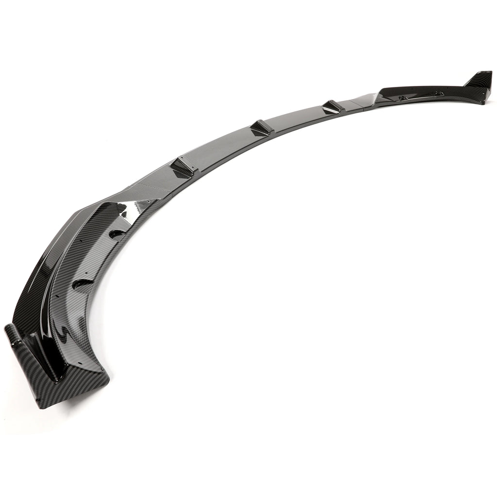 Carbon Fiber Printing Front Bumper Lower Lip Splitter Kit 3PCS D8060