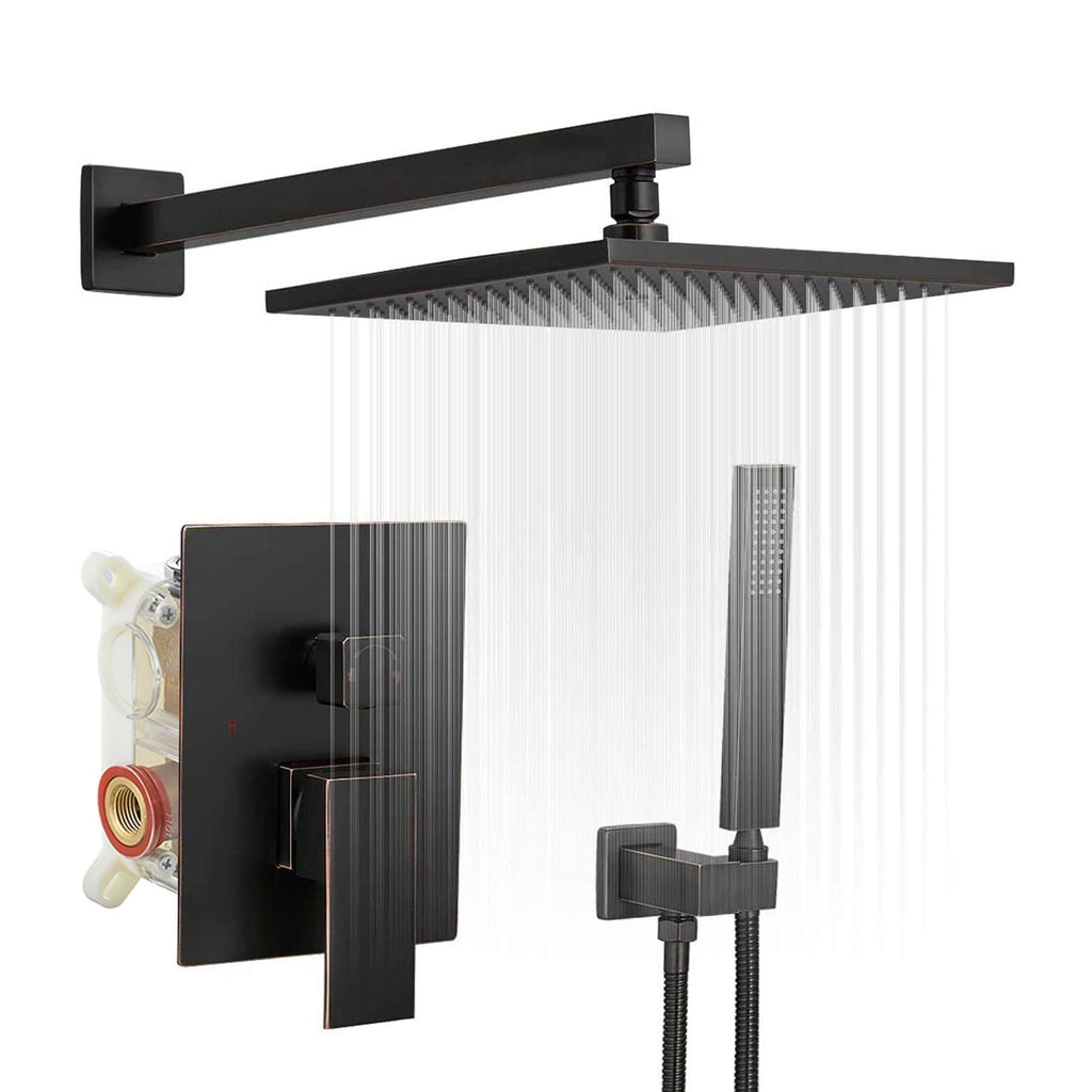 Oil Rubbed Bronze Complete Shower System with Rough-In Valve K420663