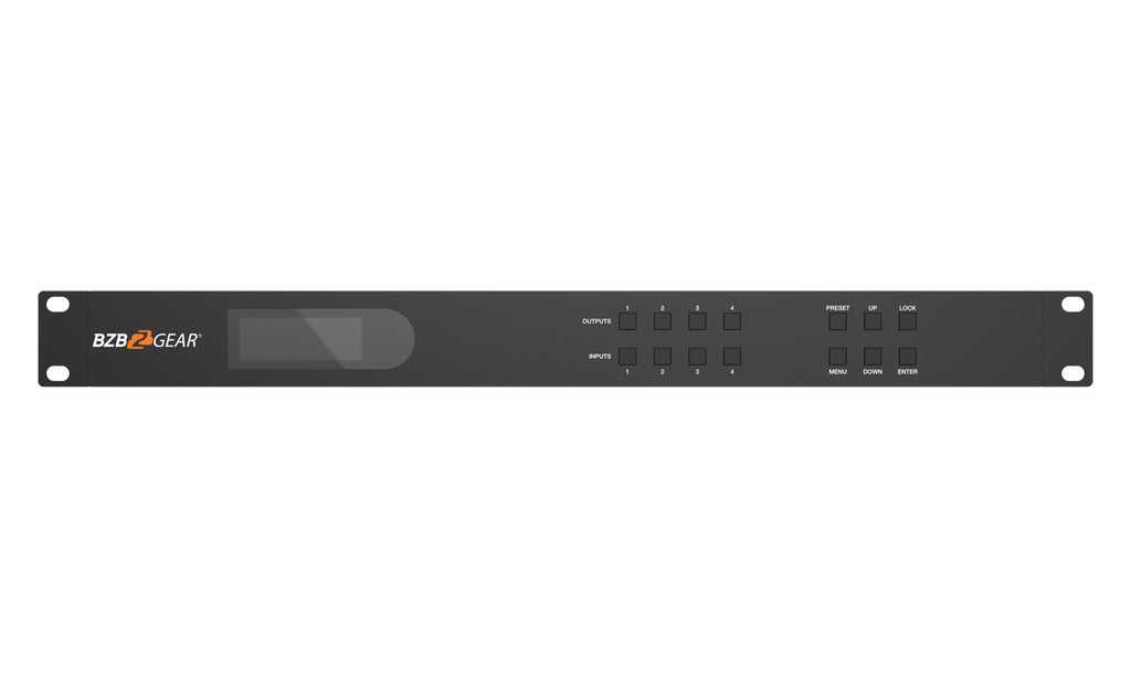 4x4 4K UHD Seamless HDMI Matrix Switcher Video Wall Processor MultiViewer with Scaler IR Audio IP RS-232 W3019