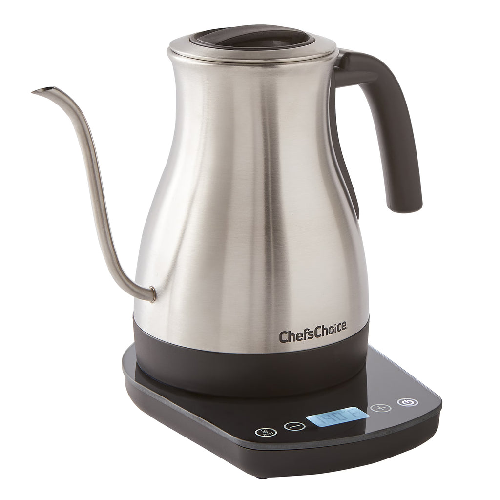Digital Electric Gooseneck Kettle Brushed Stainless Steel L662424