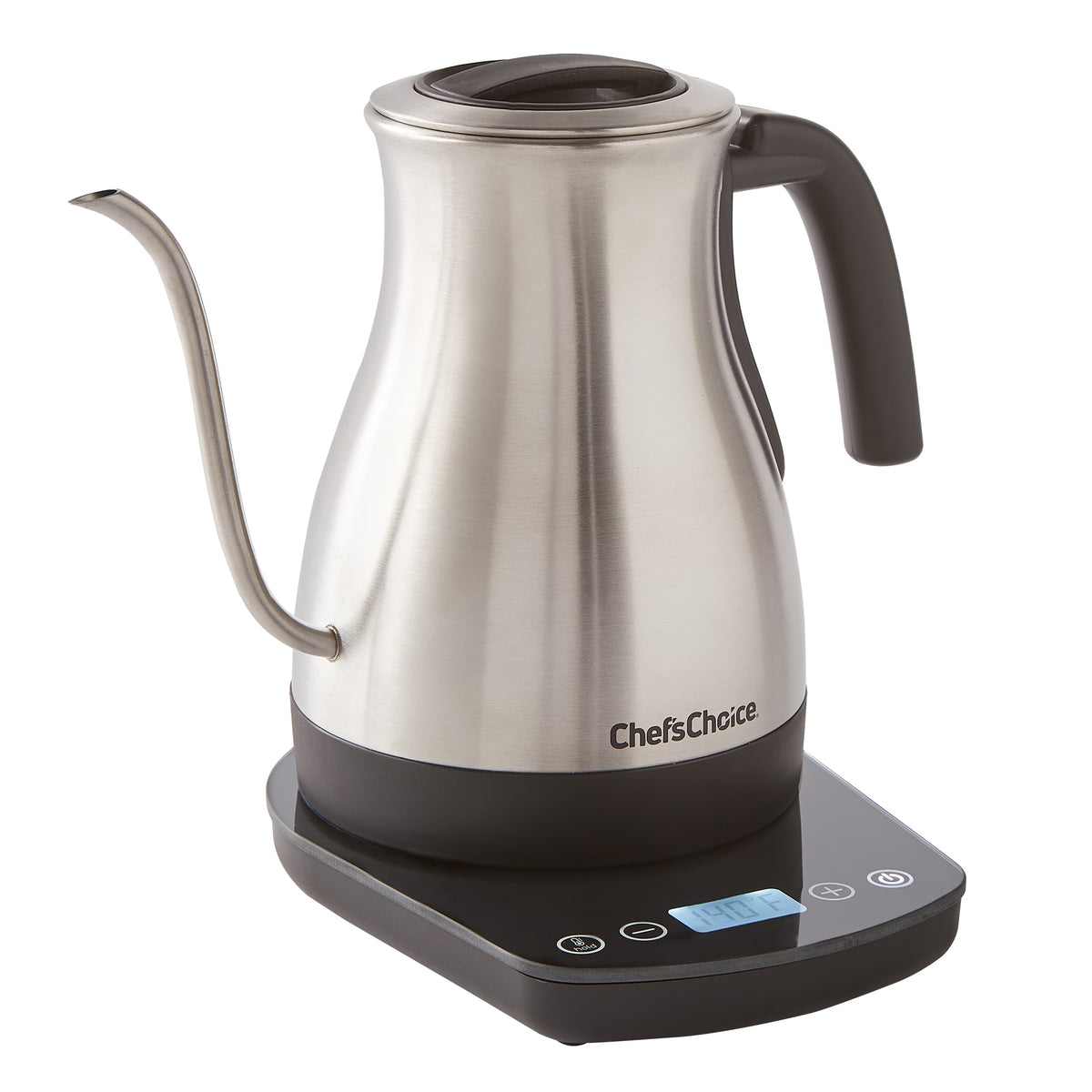 Digital Electric Gooseneck Kettle Brushed Stainless Steel L662424