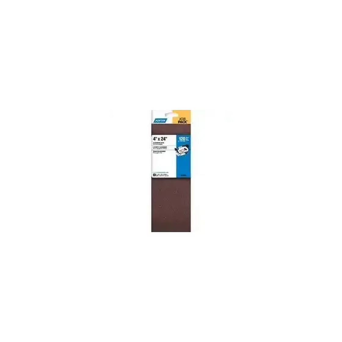 3X 4 By 24 Inch Aluminum Oxide Sanding Belts 120 Grit Fine 5 Pack C956240