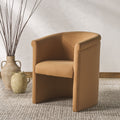 Brown Genuine Leather Dining Chair Z567