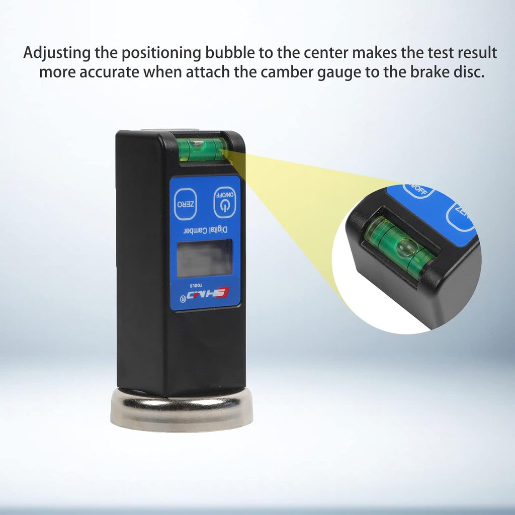 Universal Magnetic Camber Gauge Digital Wheel Alignment Tool with LCD Pack of 2 O1704