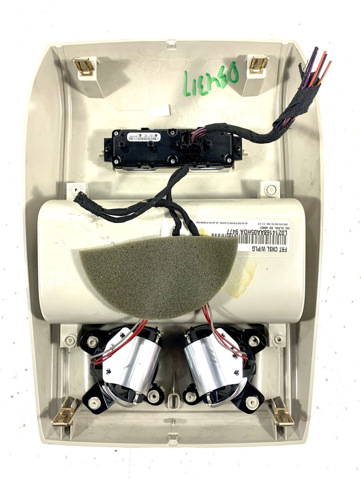 Gray OEM Overhead Roof Mini Console V467741