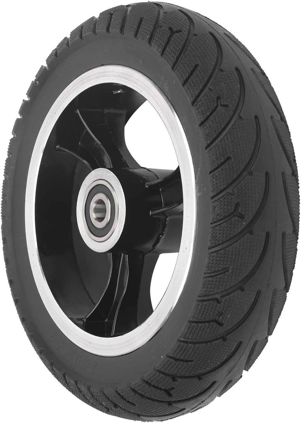 8in Front Solid Non-Pneumatic Tire with Hub, Pack of 2 T2769