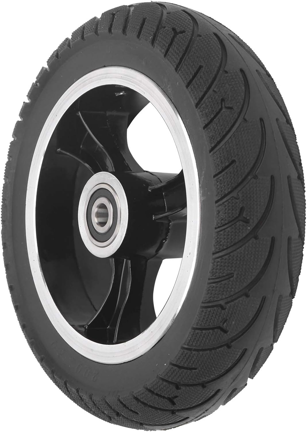 8in Front Solid Non-Pneumatic Tire with Hub, Pack of 2 T2769