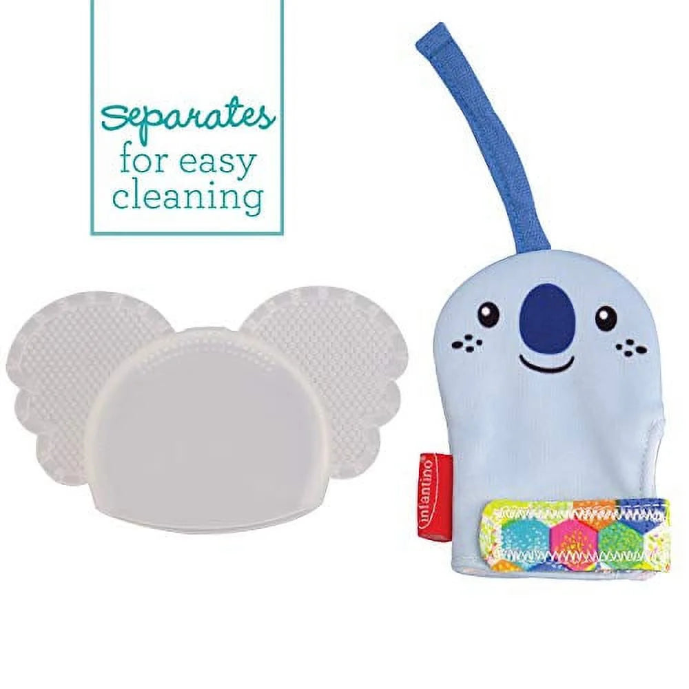 Teething Mitten with Textured Silicone Teether D66437