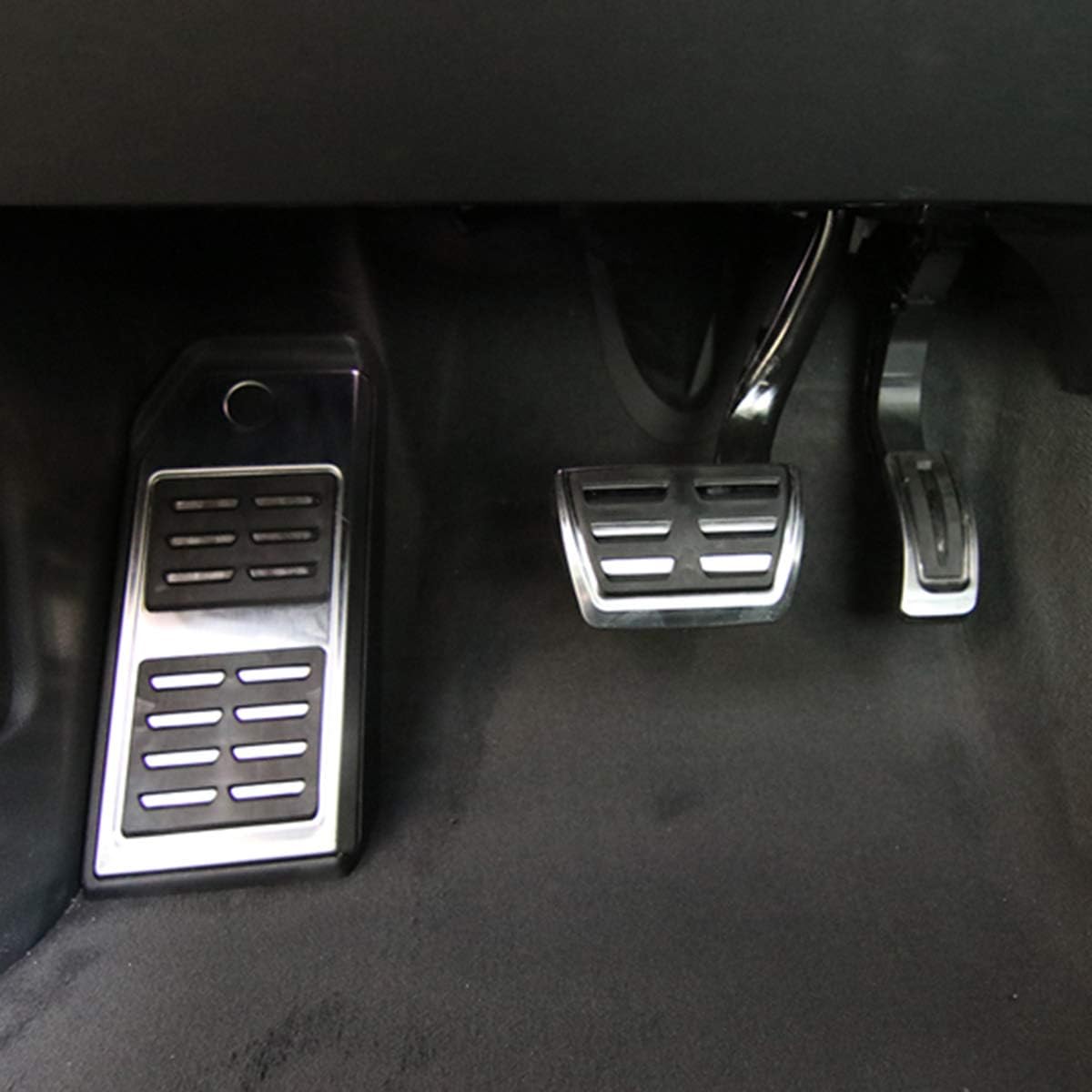 Gas Accelerator Brake Footrest Pedal Cover for Audi Q7 Q8 2017 2018 2019 2020 2021 Porsche Cayenne Touareg (Only for LHD) F4248