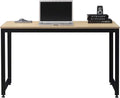 Oak/Black Computer Writing Desk with Metal Frame T99592