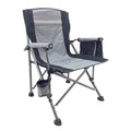 Grey Portable Folding Steel Beach Camping Chair E980