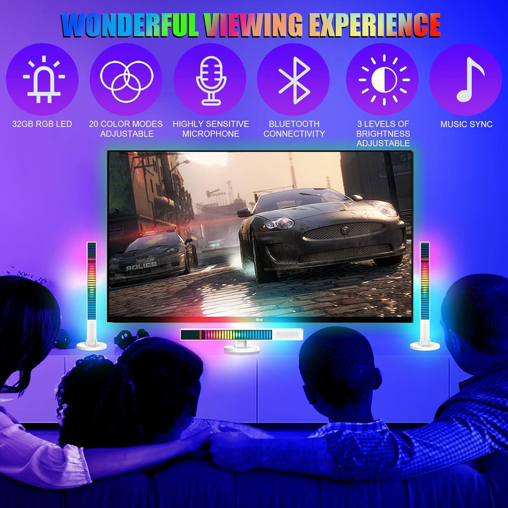 Wireless Bluetooth Speaker with Voice Control Light Bar P820214