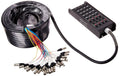 16 Channel 100' XLR Snake Cable with XLR and 1/4 Returns S95679