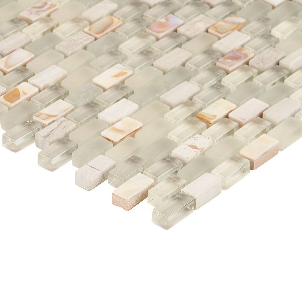 Paragon Calico Mini Brick Pattern Tile Sample O569380