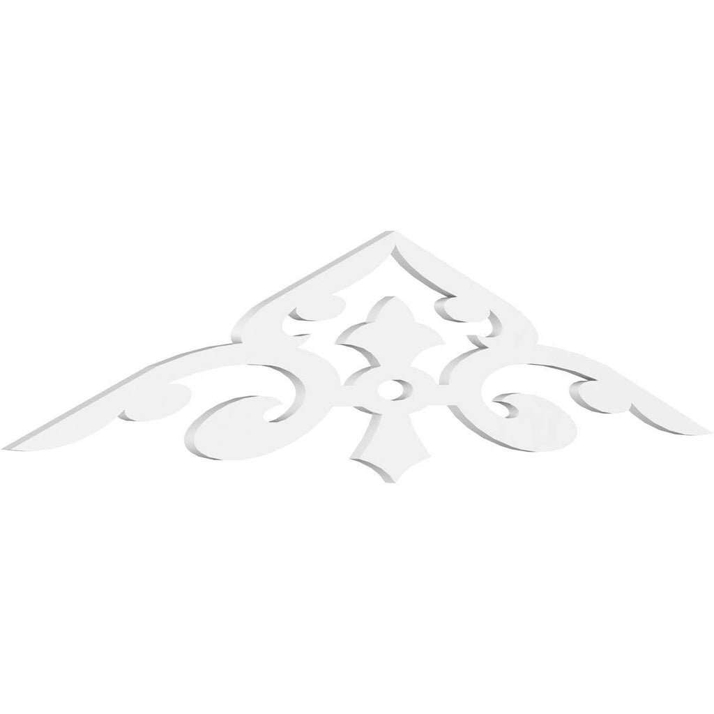 72x22W x 15x22H x 1x22P PVC Gable Pediment I188012