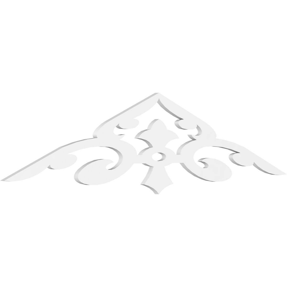 72x22W x 15x22H x 1x22P PVC Gable Pediment I188012