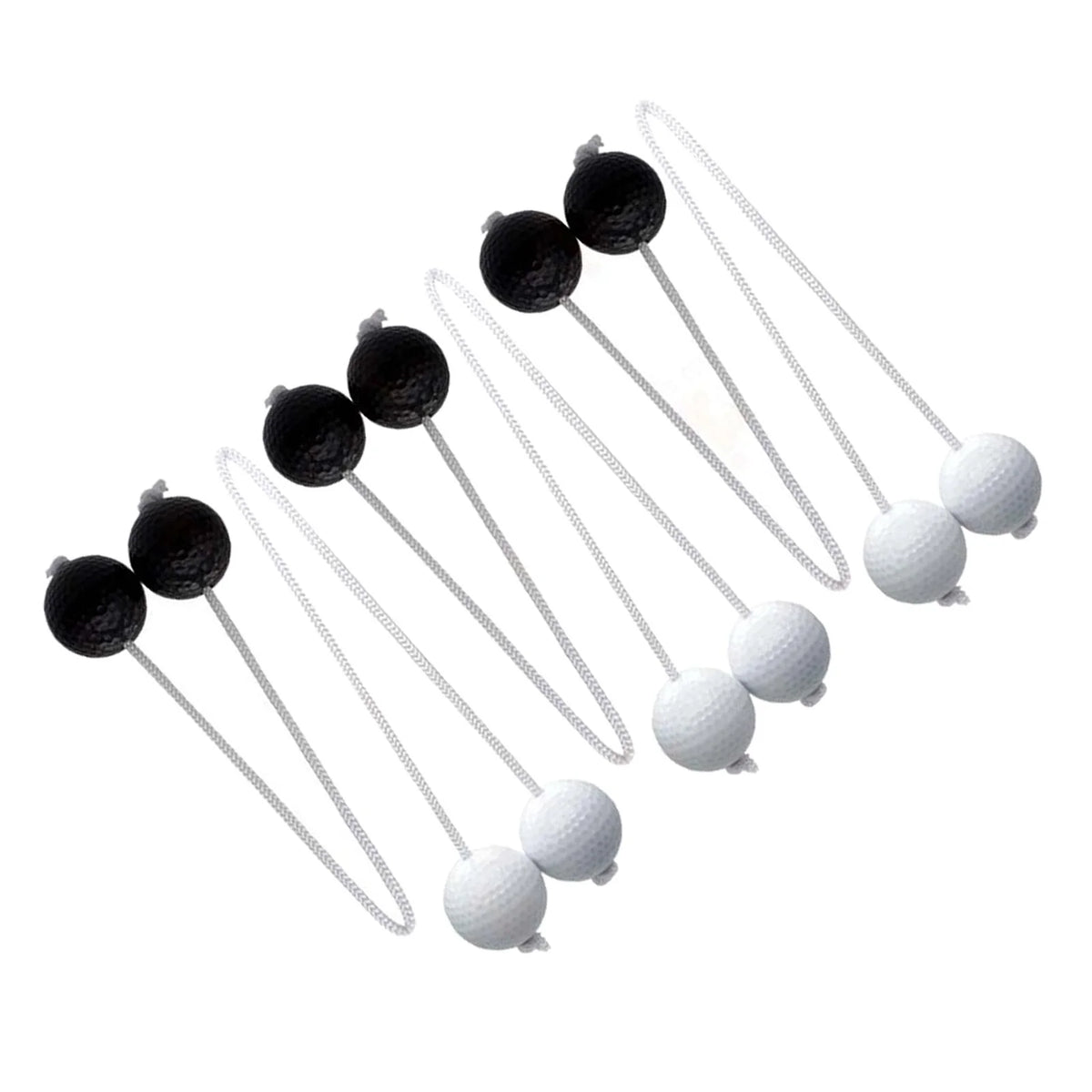 Ladder Throwing Game Outdoor Lawn Yard Beach Game Black and White Z86880