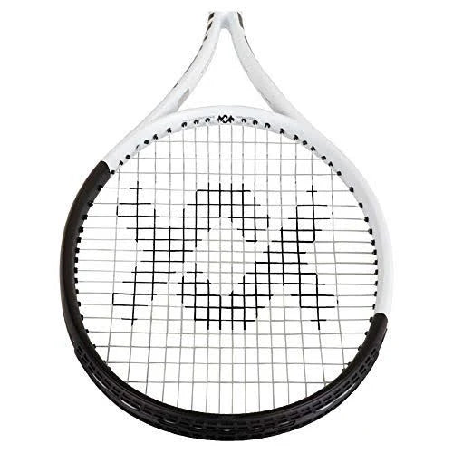 White and Black Tennis Racquet J2651