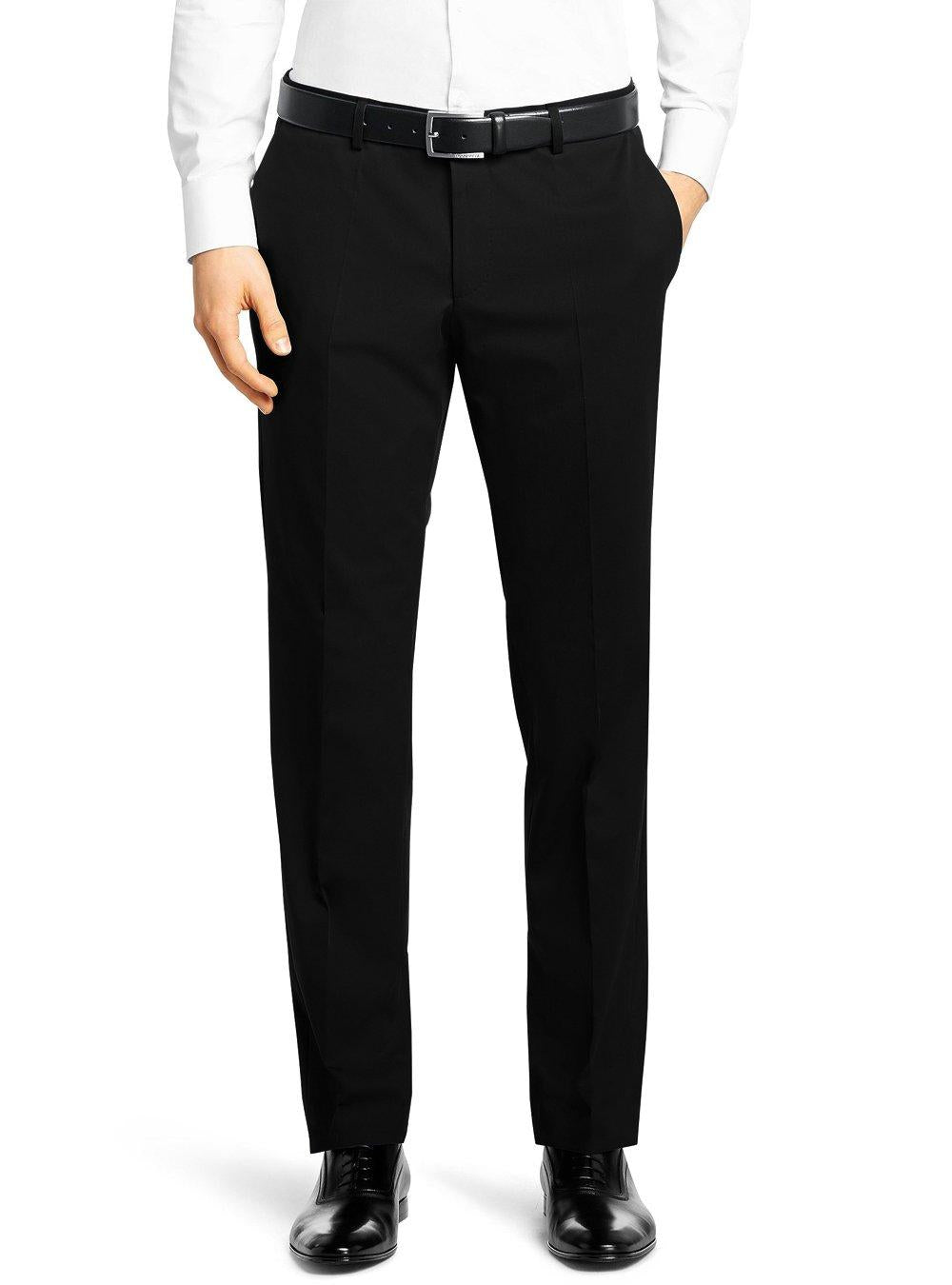 Black Slim Fit Two Button 2 Piece Suit V73600