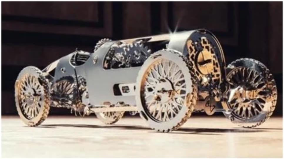 3D Puzzle Metal Model Car Kit Vintage Car Pack of 2 V5128