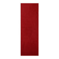 Red Plush Solid Color Runner Rug I620231