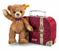Golden Brown Teddy Bear in Suitcase V6191