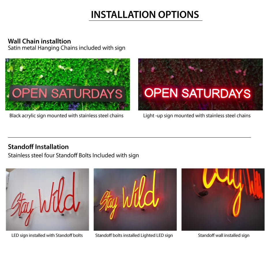 Red Vacancy with Blue Line LED Neon Sign 10 x 24 inches, Black Square Cut Acrylic Backing, with Dimmer I2475