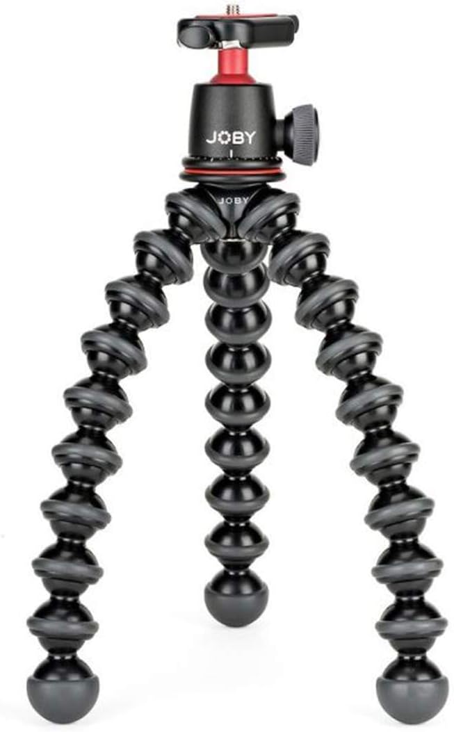 Compact Flexible Tripod 1K Stand with Locking Phone Mount, Black, Pack of 2 J5661