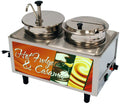 Hot Fudge/Caramel Warmer 1-Pump, 1-ladle/lid T916