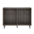 Slate Grey Mid Century Modern Bookcase P97924