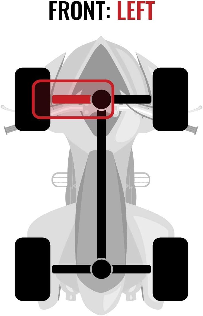 Front Left Axles Pack of 2 B6446