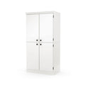 Pure White 4-Door Storage Cabinet H684