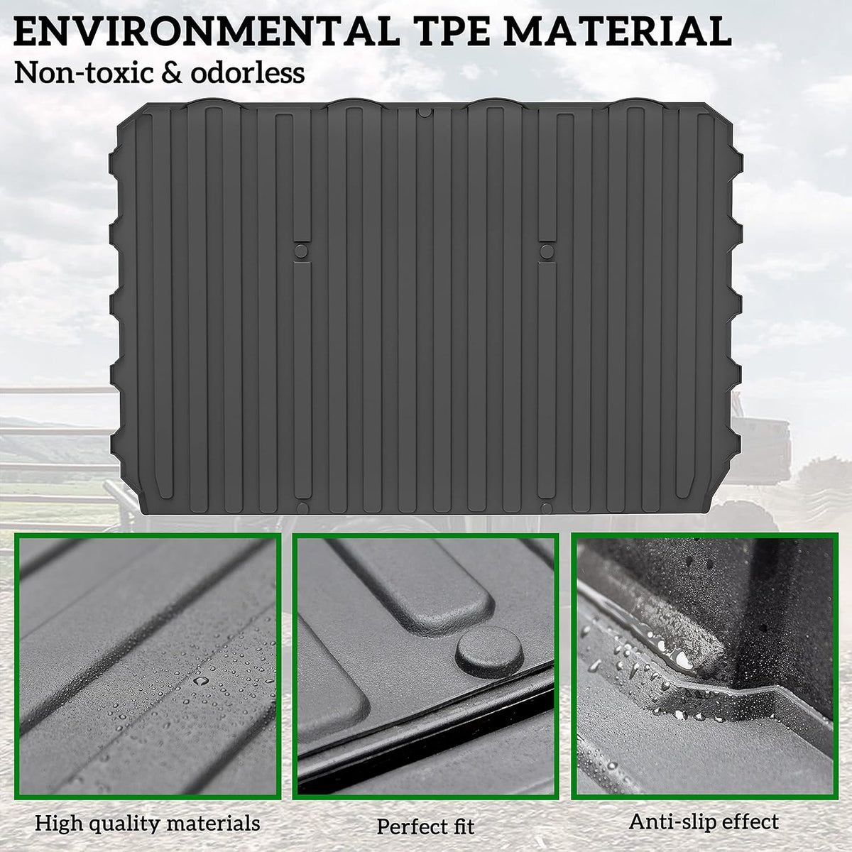 Rubber Bed Mat Liner for Ranger XP 1000 H734676