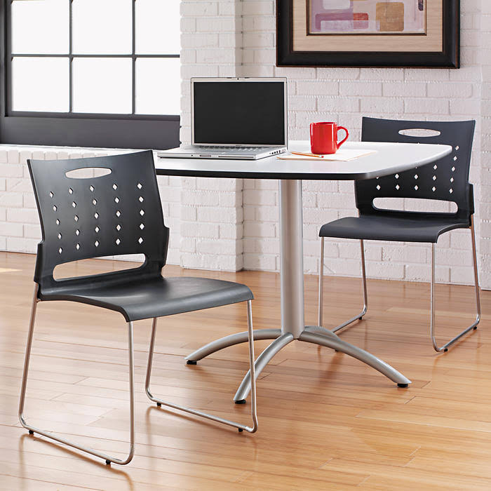 Gray Square Cafe Table E77011