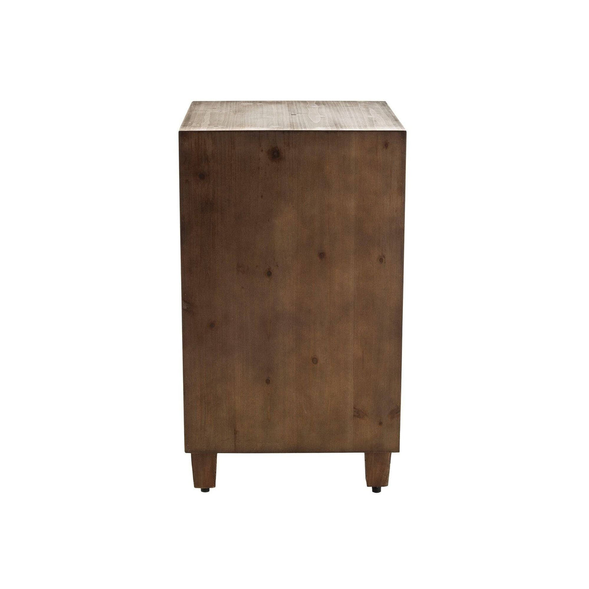 Brown 2 Drawer Cabinet V7168