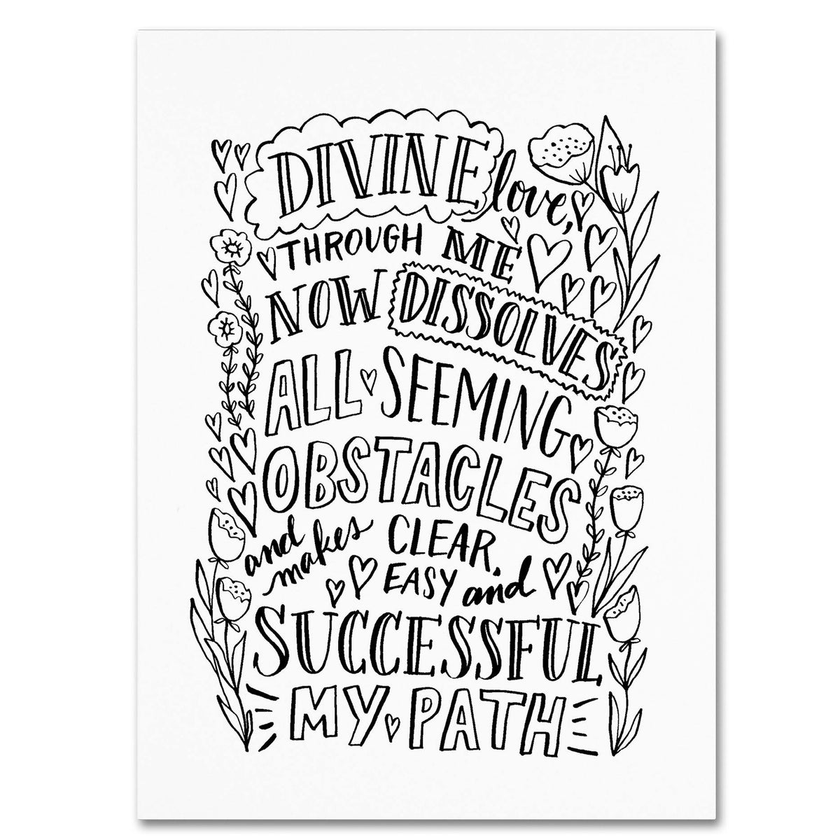 Divine Love 18x24-Inch Art Print J618276
