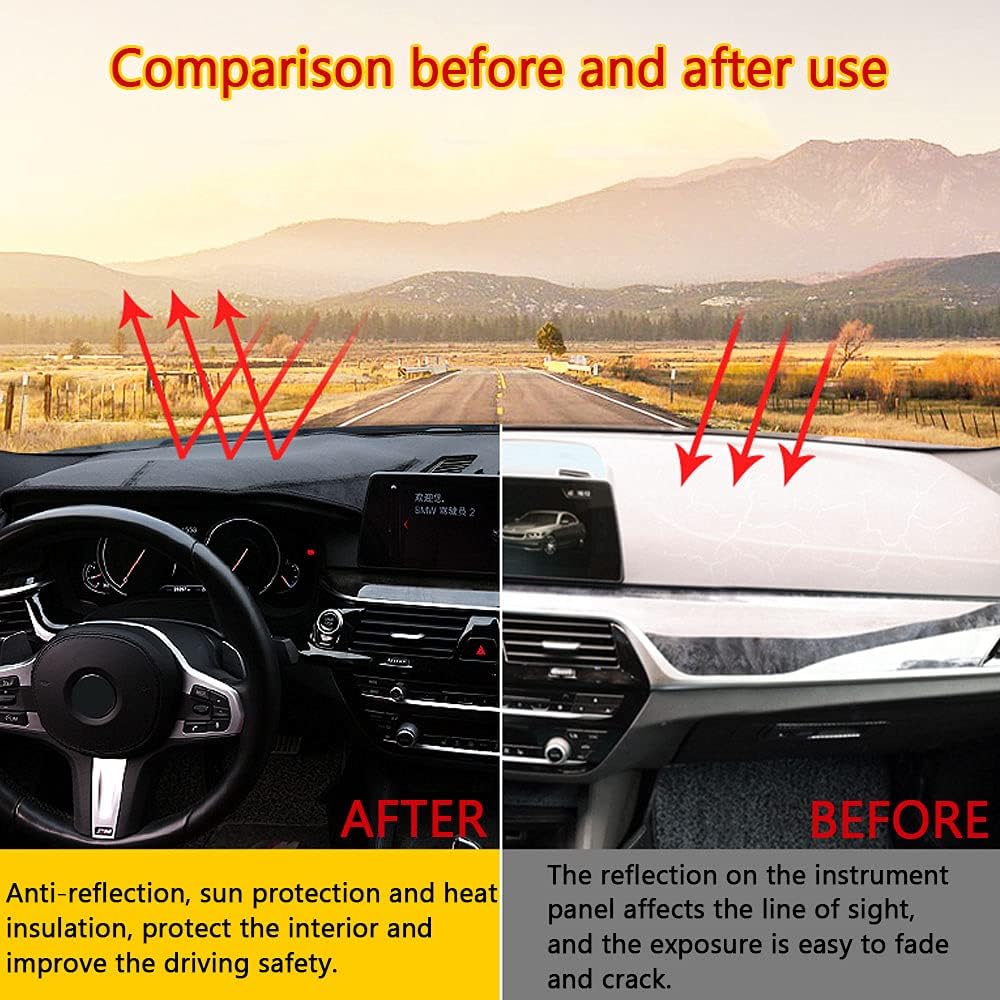 Dashboard Cover Mat Car Dash Board Interior Accessories A4547