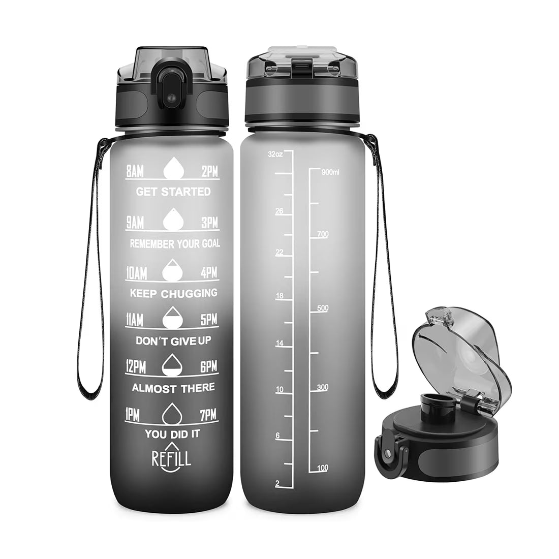 32 OZ Leakproof BPA Free Water Bottle with Straw A6602