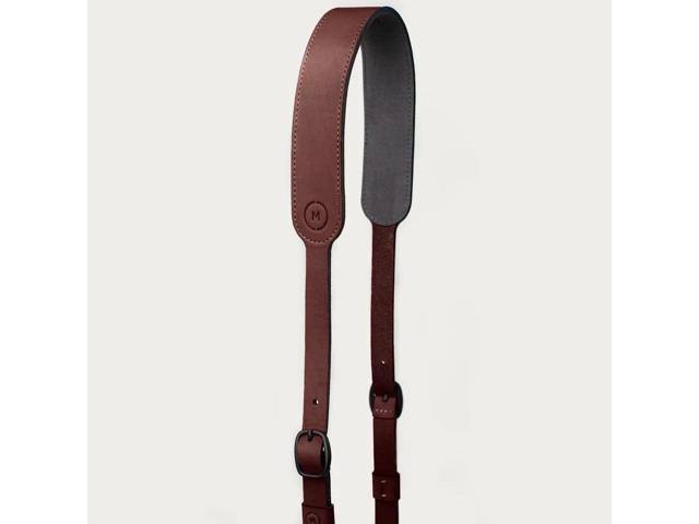 Brown Adjustable Leather Camera Neck Strap F65886