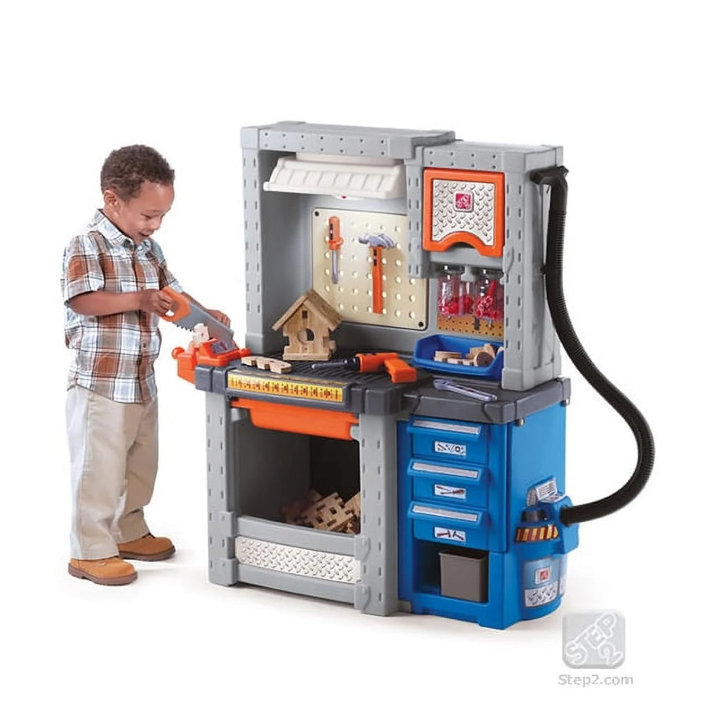 50 Piece Plastic Kid Tool Bench Playset W5913