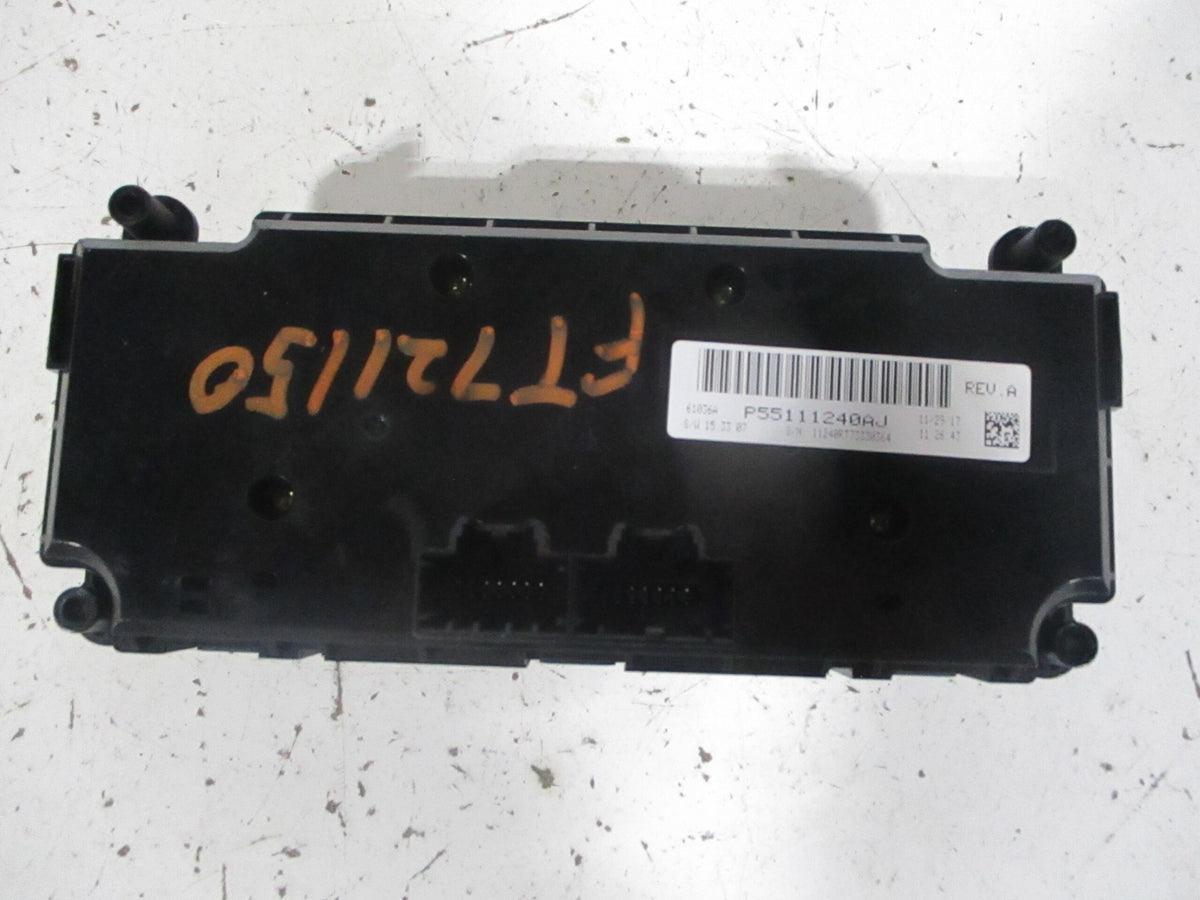 17-20 Dodge Caravan Front Dash AC Heater Temperature Control F440327