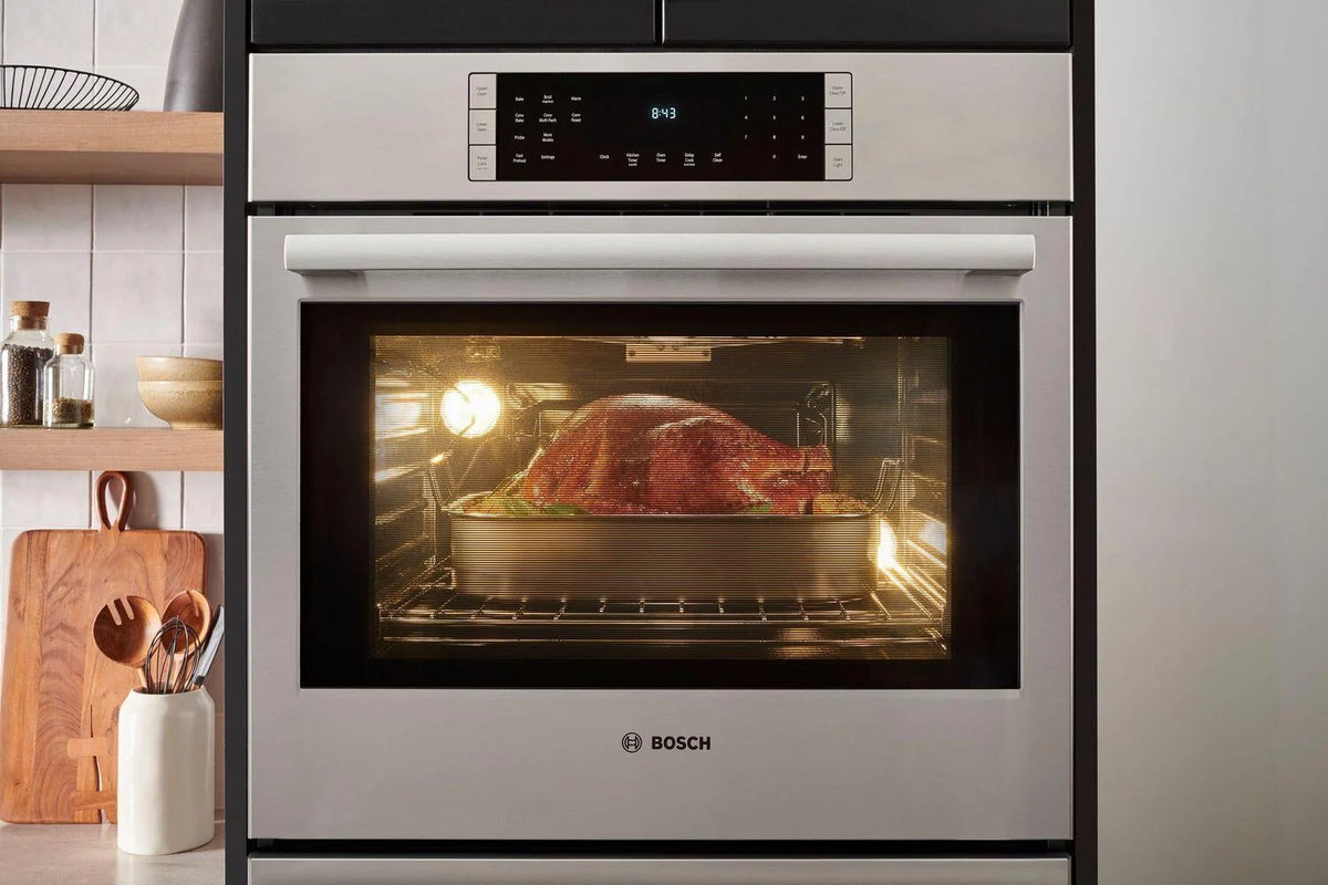 30 inch Stainless Steel Single Electric Convection Wall Oven A784