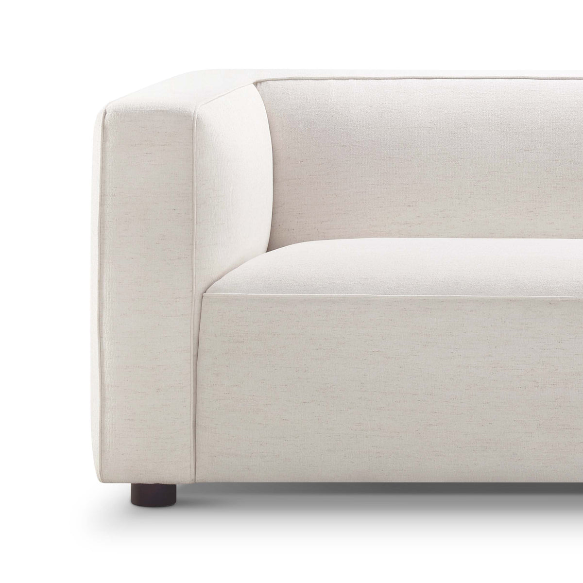 Cream Stain-Resistant Fabric Loveseat X822