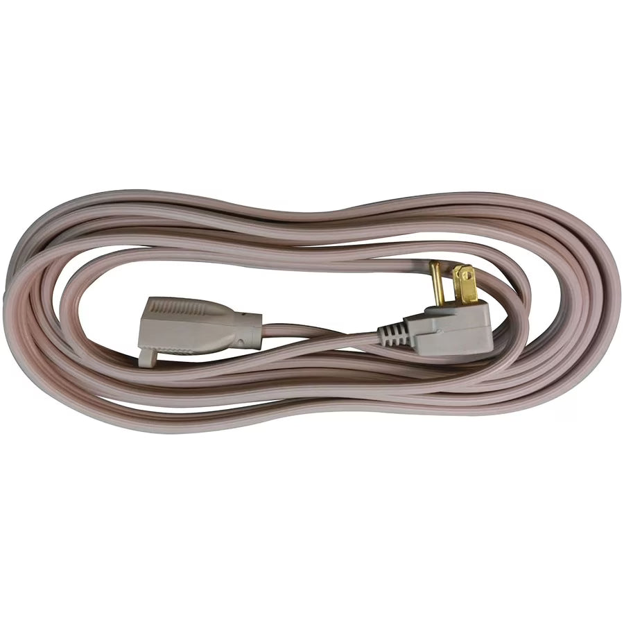 Heavy Duty Indoor Extension Cord - 14 Gauge - 125 V AC / 15 A - Gray - 15 ft - Bundle of 5 S29667