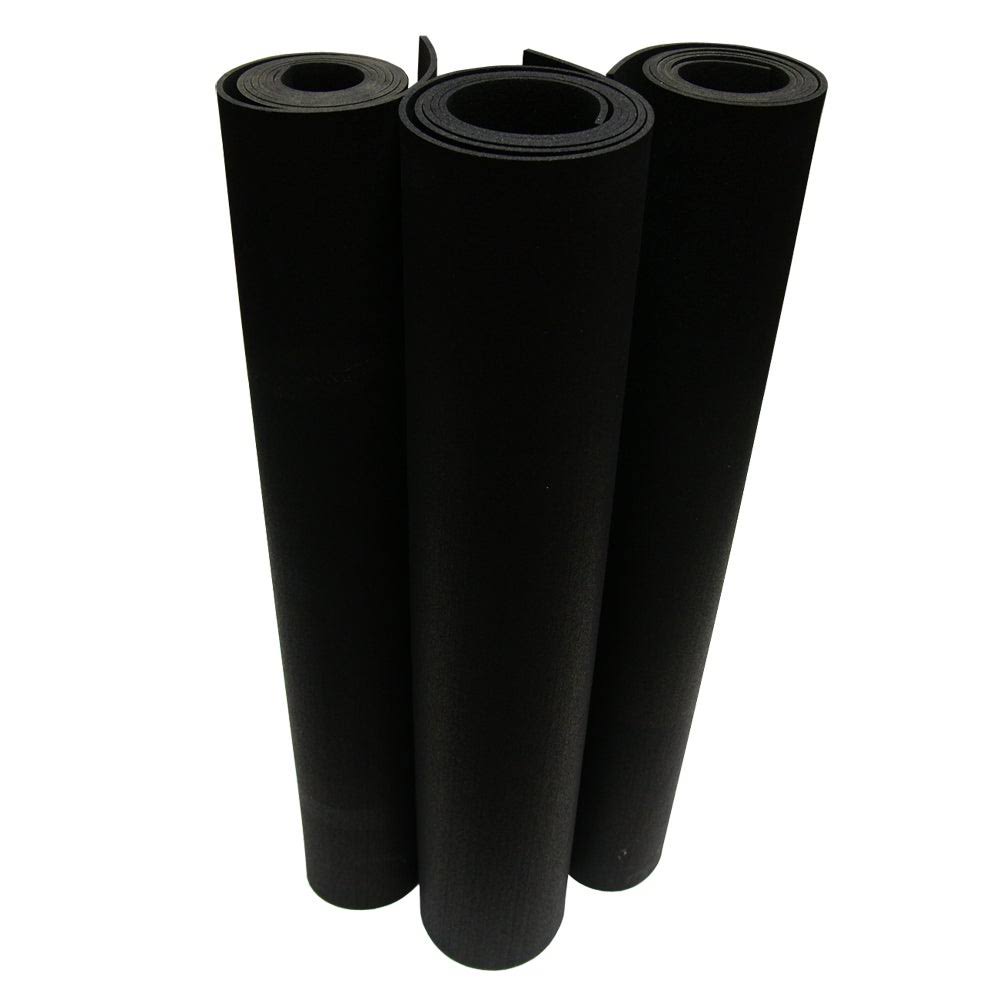 Black Rubber Flooring Mat B8656